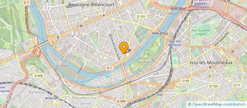 localisation de l'entreprise MONSIEUR JEAN CHOUQUET à BOULOGNE-BILLANCOURT