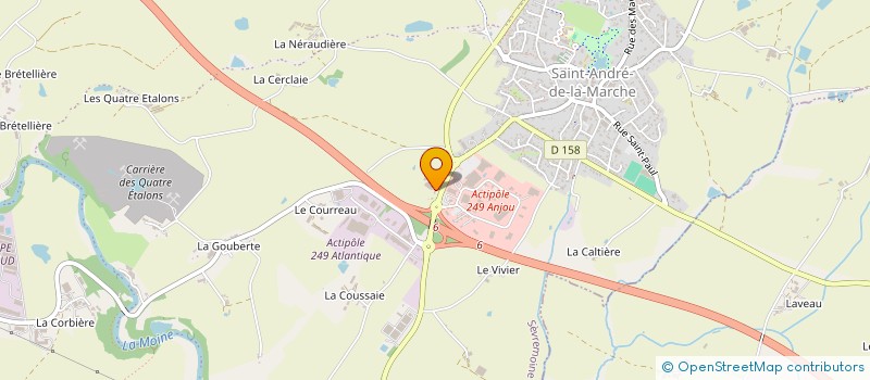 localisation de l'entreprise MONSIEUR JEAN CHOUTEAU  SEVREMOINE