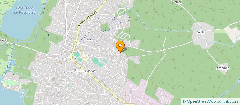 localisation de l'entreprise MONSIEUR JEAN CHRESTIA-BLANCHINE  BISCARROSSE