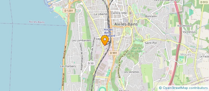 localisation de l'entreprise MONSIEUR JEAN CHRETIEN à AIX LES BAINS