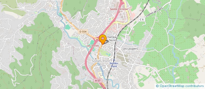 localisation de l'entreprise MONSIEUR JEAN CHRETIEN à SOLLIES-PONT