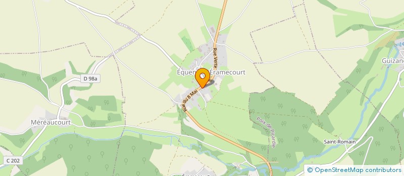 localisation de l'entreprise MONSIEUR JEAN CHRETIEN  EQUENNES-ERAMECOURT