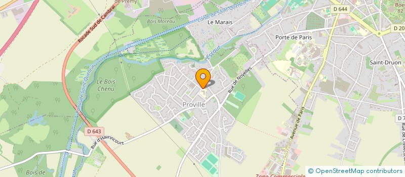 localisation de l'entreprise MONSIEUR JEAN-CHRISPTOPHE BOIDIN  PROVILLE