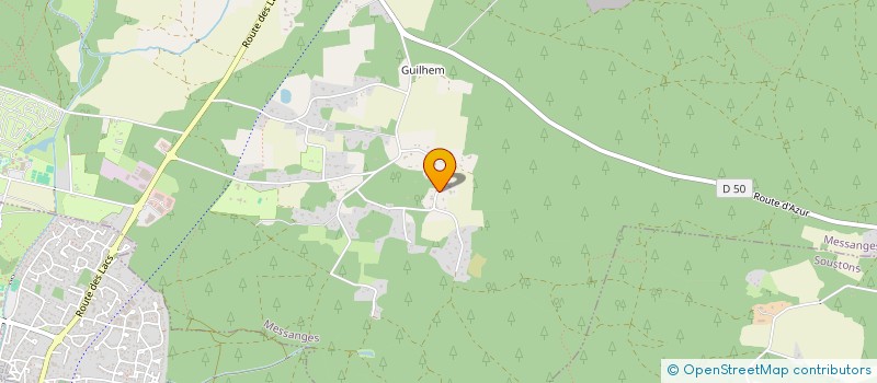 localisation de l'entreprise MONSIEUR JEAN-CHRISTIAN BARRERE  MESSANGES