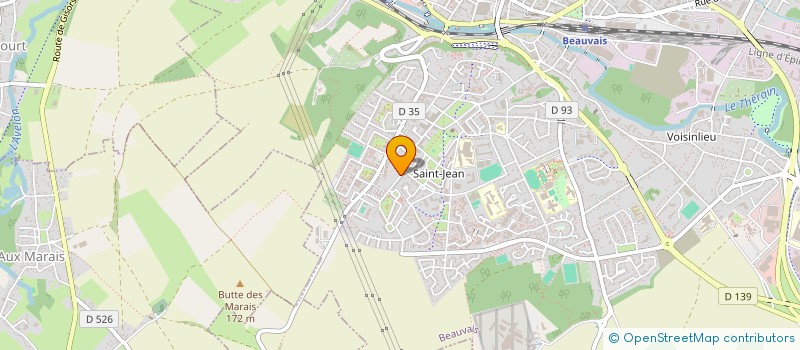 localisation de l'entreprise MONSIEUR JEAN CHRISTIAN GOUMBA SONGOMALI  BEAUVAIS