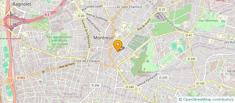 localisation de l'entreprise MONSIEUR JEAN-CHRISTIAN MEYER à MONTREUIL