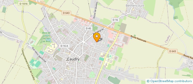 localisation de l'entreprise MONSIEUR JEAN-CHRISTIAN WAIGNIER  CAUDRY