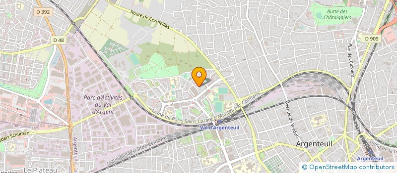 localisation de l'entreprise MONSIEUR JEAN CHRISTOL à ARGENTEUIL