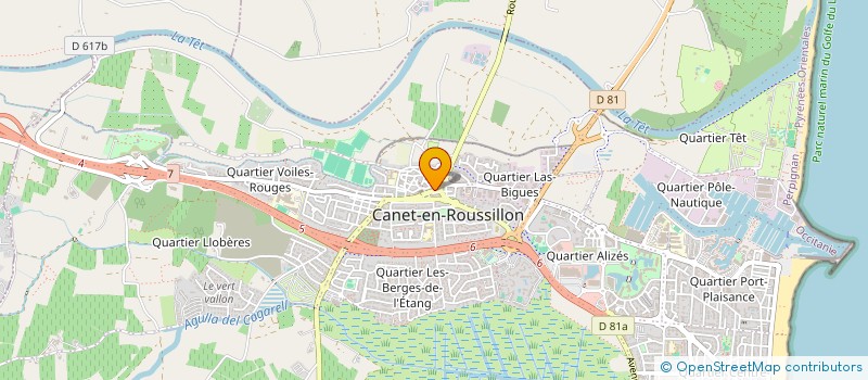 localisation de l'entreprise MONSIEUR JEAN CHRISTOPHE  CANET-EN-ROUSSILLON