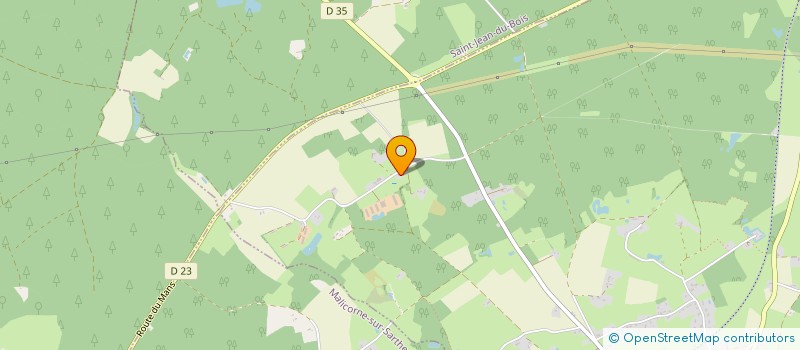 localisation de l'entreprise MONSIEUR JEAN CHRISTOPHE  COURCELLES LA FORET