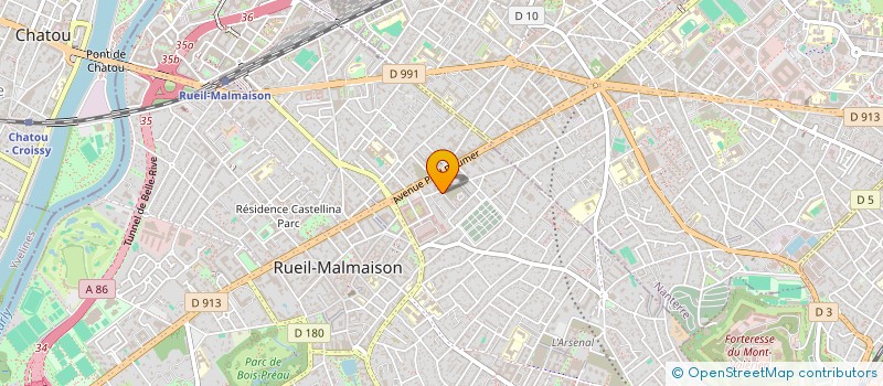 localisation de l'entreprise MONSIEUR JEAN CHRISTOPHE AFERIAT à RUEIL-MALMAISON