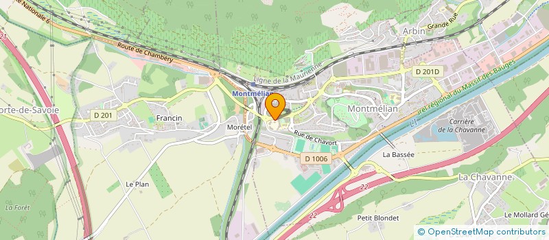 localisation de l'entreprise MONSIEUR JEAN CHRISTOPHE AIRAUD  MONTMELIAN