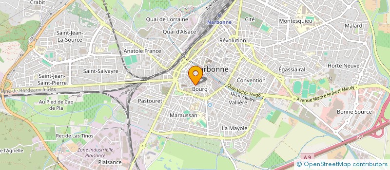 localisation de l'entreprise MONSIEUR JEAN-CHRISTOPHE ALIX à NARBONNE