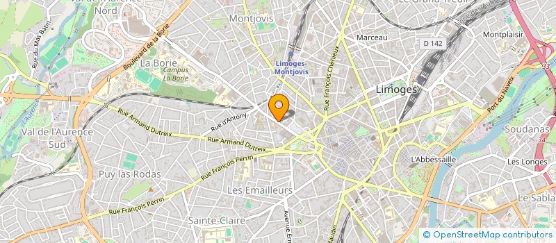 localisation de l'entreprise MONSIEUR JEAN-CHRISTOPHE ALLIO à LIMOGES