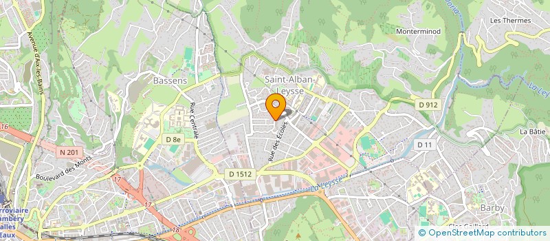 localisation de l'entreprise MONSIEUR JEAN-CHRISTOPHE AULAS  SAINT-ALBAN-LEYSSE