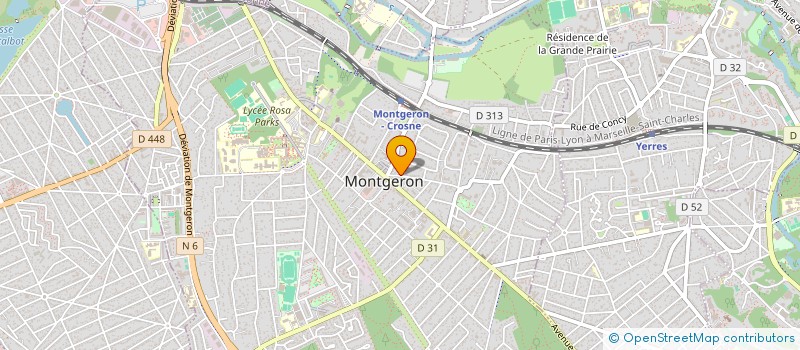 localisation de l'entreprise MONSIEUR JEAN CHRISTOPHE AUROUX à MONTGERON