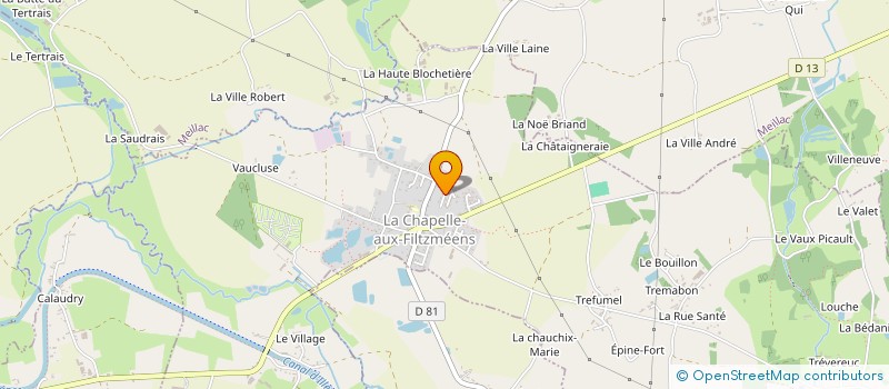 localisation de l'entreprise MONSIEUR JEAN-CHRISTOPHE BARBELETTE  LA CHAPELLE-AUX-FILTZMEENS