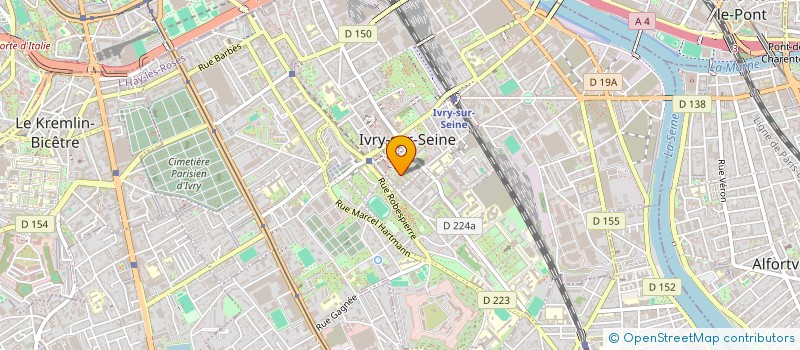 localisation de l'entreprise MONSIEUR JEAN-CHRISTOPHE BARREZ  IVRY-SUR-SEINE