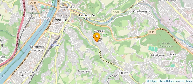 localisation de l'entreprise MONSIEUR JEAN-CHRISTOPHE BAUMANN  VIENNE