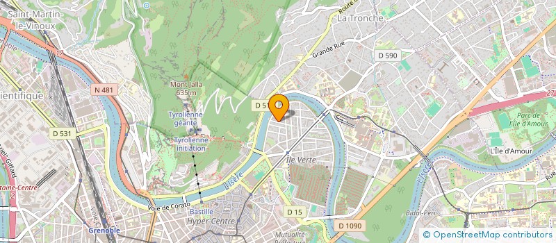 localisation de l'entreprise MONSIEUR JEAN-CHRISTOPHE BECQUET à GRENOBLE