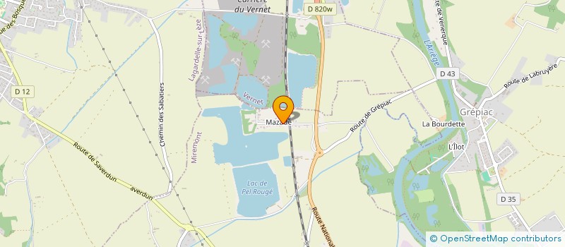 localisation de l'entreprise MONSIEUR JEAN-CHRISTOPHE BELLOT  SAINT-LARY-SOULAN