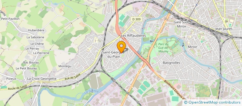 localisation de l'entreprise MONSIEUR JEAN-CHRISTOPHE BENTEO  LE MANS