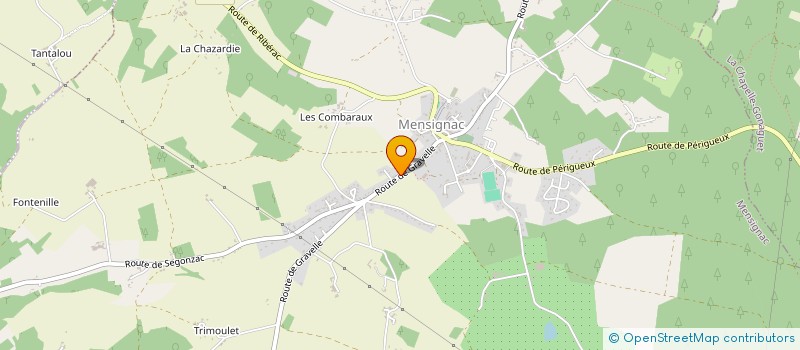 localisation de l'entreprise MONSIEUR JEAN CHRISTOPHE BERNARDI  MENSIGNAC