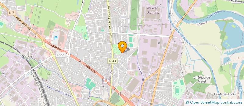 localisation de l'entreprise MONSIEUR JEAN-CHRISTOPHE BERNET  ROANNE