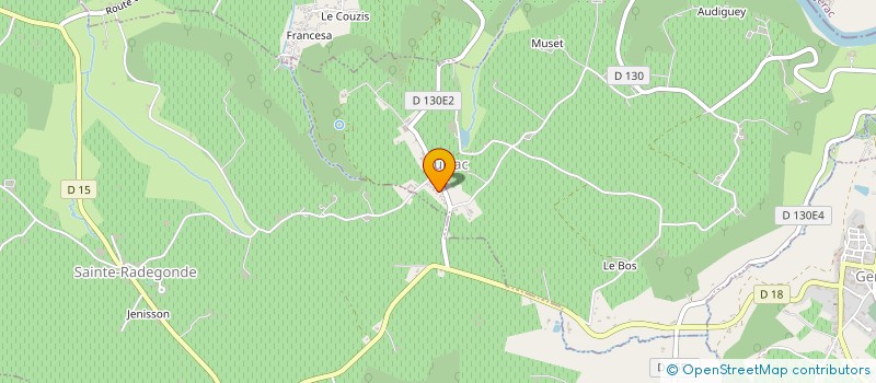 localisation de l'entreprise MONSIEUR JEAN-CHRISTOPHE BERRICHON  JUILLAC