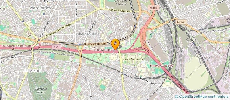 localisation de l'entreprise MONSIEUR JEAN-CHRISTOPHE BERTHIER à LILLE