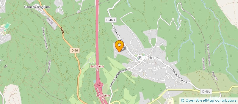 localisation de l'entreprise MONSIEUR JEAN-CHRISTOPHE BISACCIA  BELCODENE