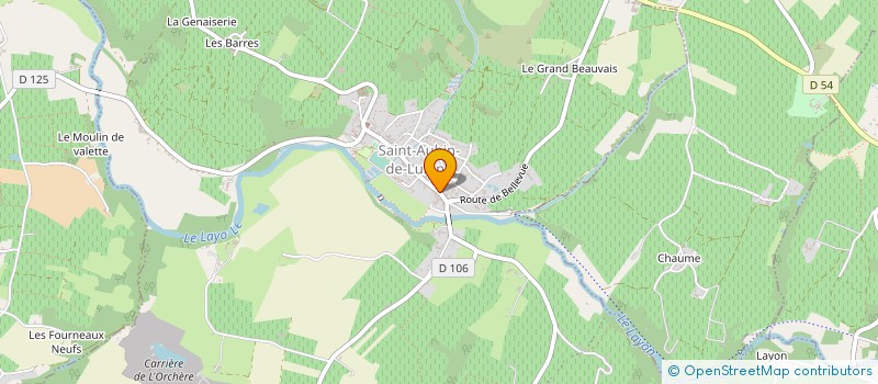 localisation de l'entreprise MONSIEUR JEAN-CHRISTOPHE BLOUIN  VAL-DU-LAYON