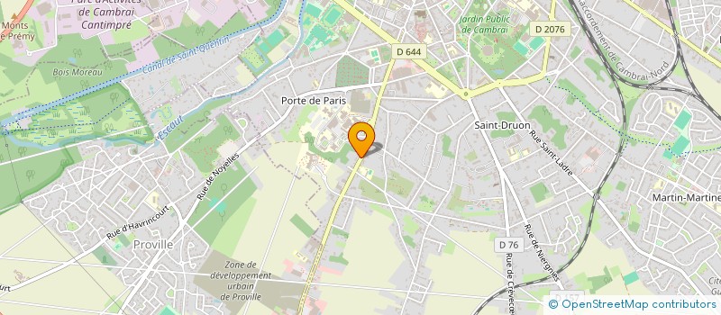 localisation de l'entreprise MONSIEUR JEAN CHRISTOPHE BODSON  CAMBRAI