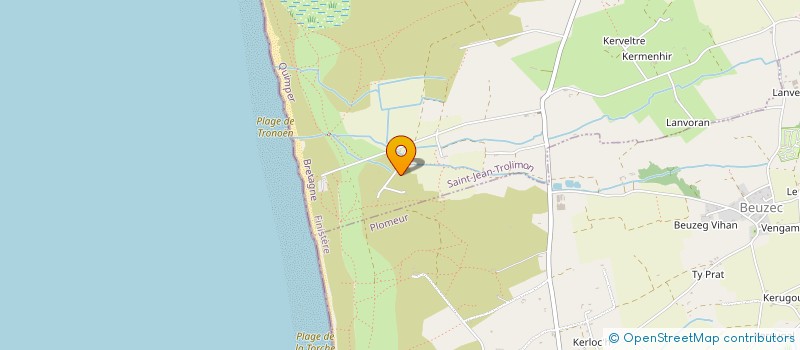 localisation de l'entreprise MONSIEUR JEAN CHRISTOPHE BONDE  SAINT-JEAN-TROLIMON