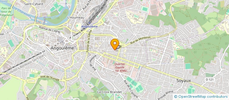 localisation de l'entreprise MONSIEUR JEAN-CHRISTOPHE BORDRON à ANGOULEME