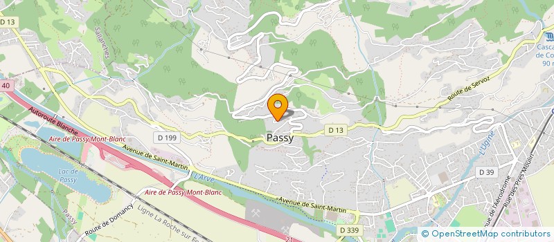 localisation de l'entreprise MONSIEUR JEAN-CHRISTOPHE BOTTOLLIER-CURTET  PASSY