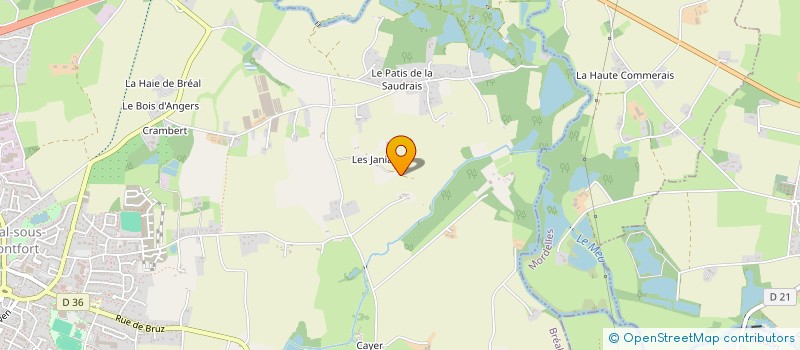 localisation de l'entreprise MONSIEUR JEAN-CHRISTOPHE BOURRE à BREAL-SOUS-MONTFORT