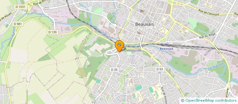 localisation de l'entreprise MONSIEUR JEAN-CHRISTOPHE BOUTINEAU  BEAUVAIS