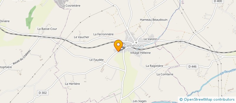 localisation de l'entreprise MONSIEUR JEAN CHRISTOPHE BOYARD  CAMETOURS