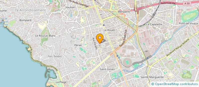 localisation de l'entreprise MONSIEUR JEAN-CHRISTOPHE BRES  MARSEILLE