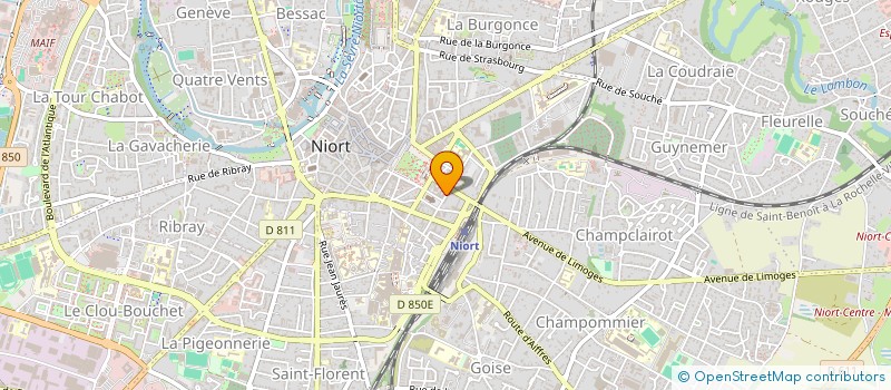 localisation de l'entreprise MONSIEUR JEAN-CHRISTOPHE BREUILLAC à NIORT