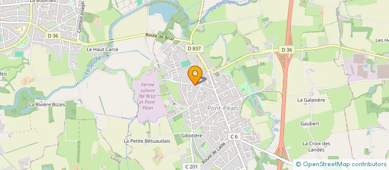 localisation de l'entreprise MONSIEUR JEAN-CHRISTOPHE BRUNEAU  PONT-PEAN
