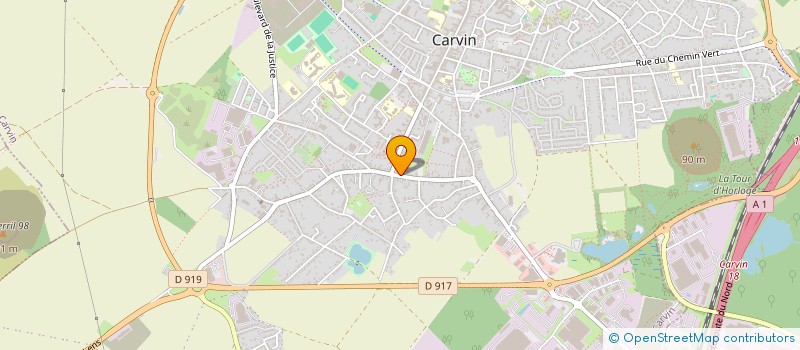 localisation de l'entreprise MONSIEUR JEAN-CHRISTOPHE BRUNEAU  CARVIN