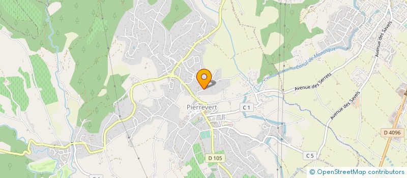 localisation de l'entreprise MONSIEUR JEAN-CHRISTOPHE CALIXTE  PIERREVERT
