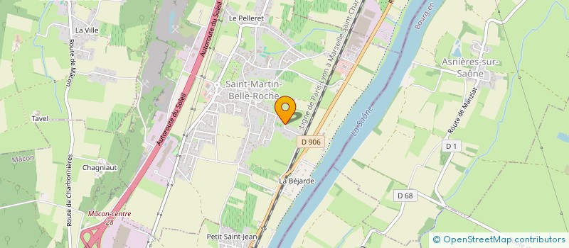 localisation de l'entreprise MONSIEUR JEAN-CHRISTOPHE CARON  SAINT-MARTIN-BELLE-ROCHE