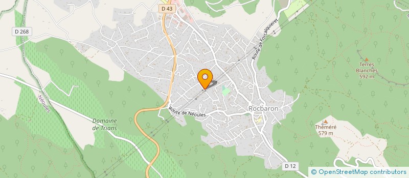 localisation de l'entreprise MONSIEUR JEAN-CHRISTOPHE CARRERE  ROCBARON