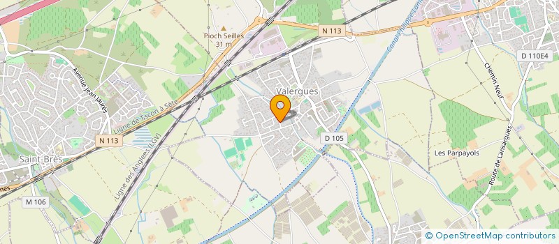 localisation de l'entreprise MONSIEUR JEAN-CHRISTOPHE CASAS  VALERGUES