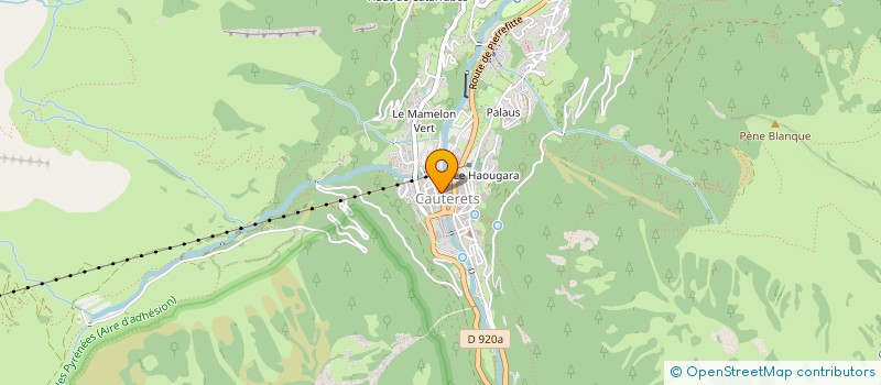 localisation de l'entreprise MONSIEUR JEAN CHRISTOPHE CASENAVE DIT LOMPRE à CAUTERETS