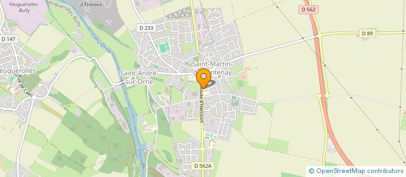 localisation de l'entreprise MONSIEUR JEAN-CHRISTOPHE CAUQUAIS  SAINT-MARTIN-DE-FONTENAY