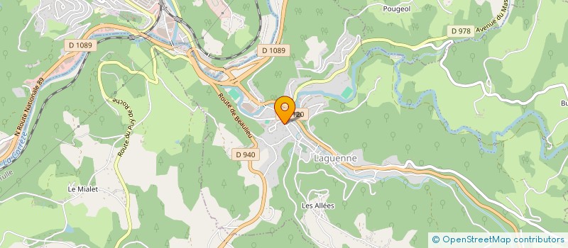 localisation de l'entreprise MONSIEUR JEAN CHRISTOPHE CEAUX  LAGUENNE-SUR-AVALOUZE